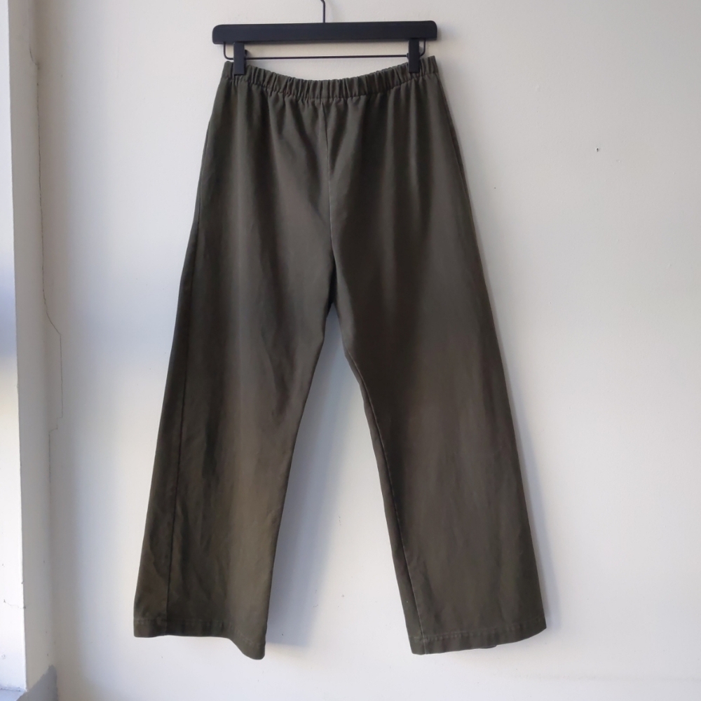 Hackwith Design House Basics Pants Dark Olive Women's Medium